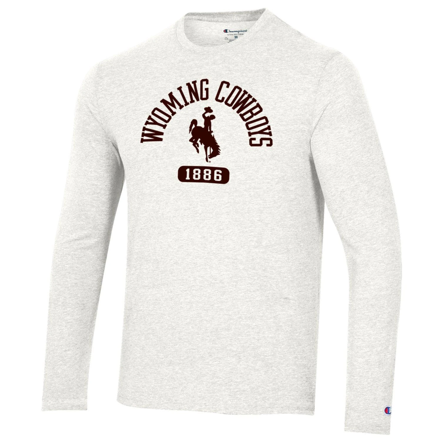 Wyoming Cowboys Triblend L/S Tee – Pebblestone