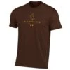 UA Wyoming Cowboys Performance S/S Tee – Brown