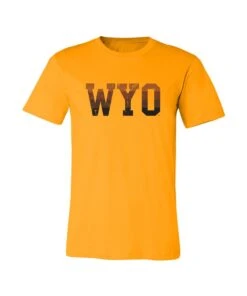 Wyoming Cowboys Women’s WYO S/S Tee – Gold