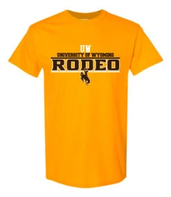 Wyoming Cowboys 2022 Rodeo Tee – Gold