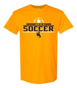 Wyoming Cowgirls 2022 Soccer Tee – Gold